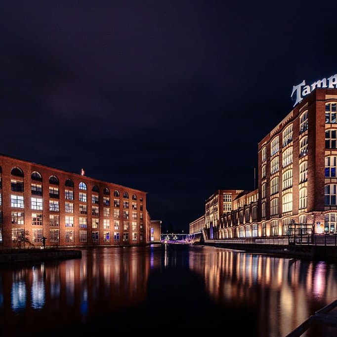 The center of Tampere is one of the places that you cannot miss when you visit Finland at any time of the year