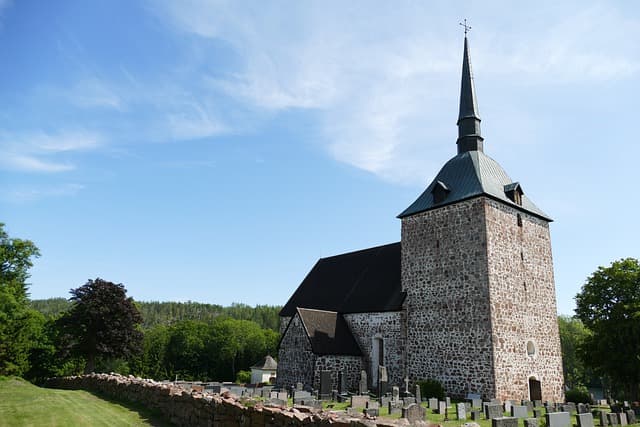Church in Mariehamn, Aland Islands