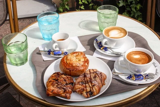 Traditional Finnish coffee and pastries