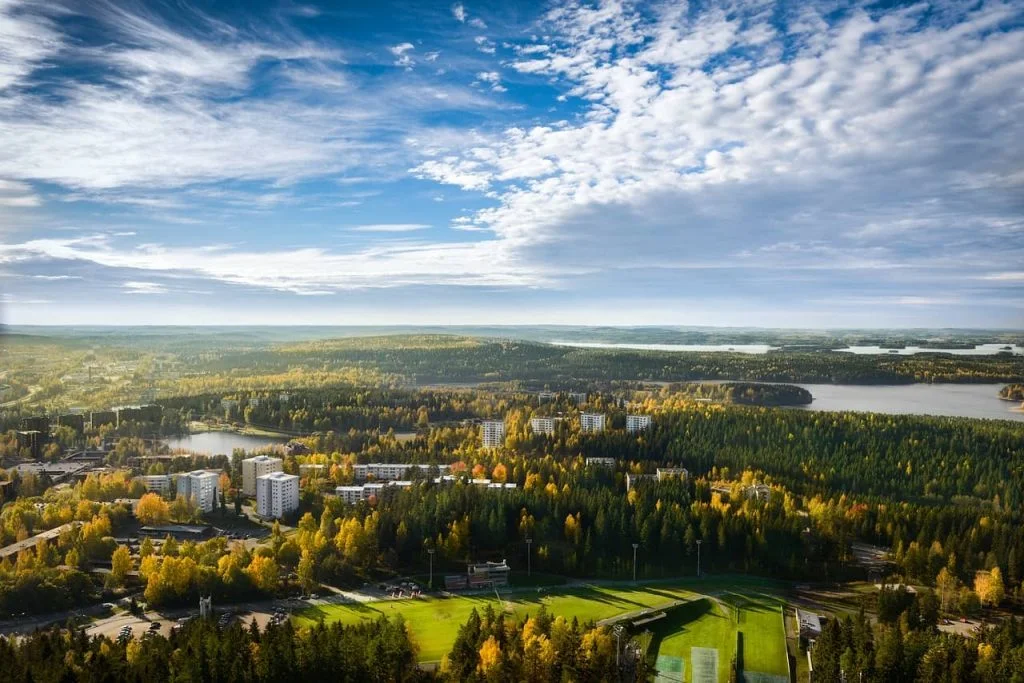 Kuopio is the eighth largest city in Finland.