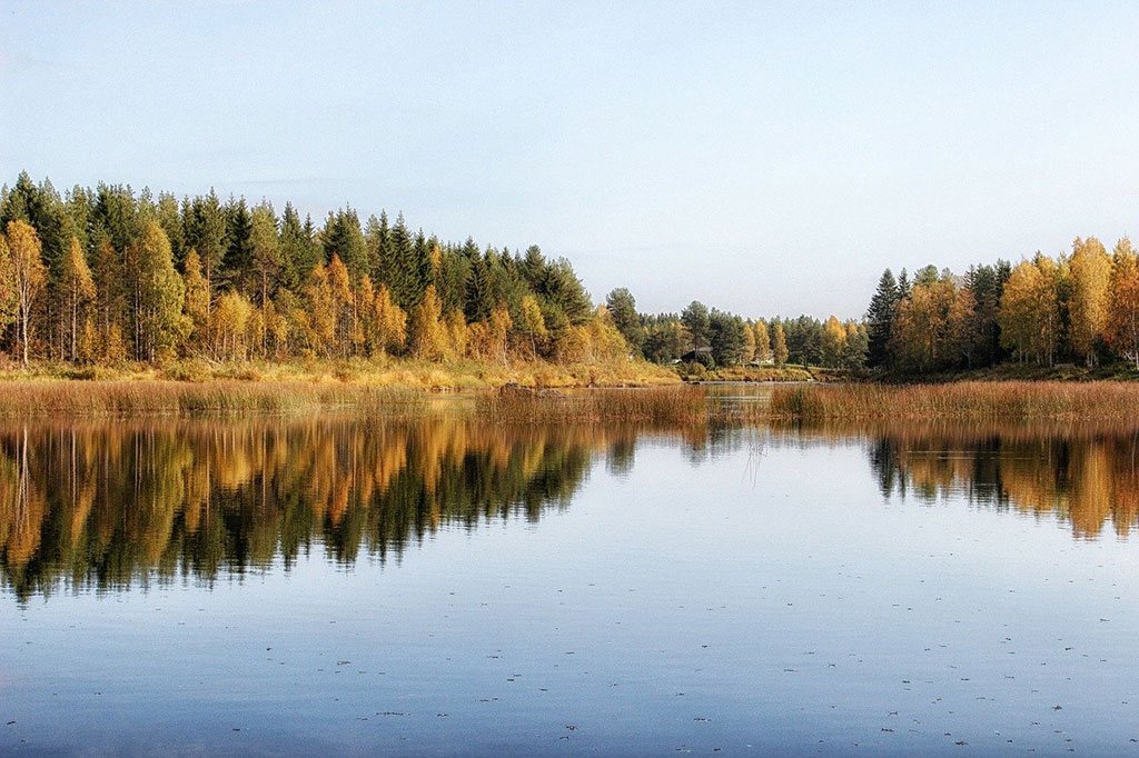 Época de Ruska, otoño en Finlandia